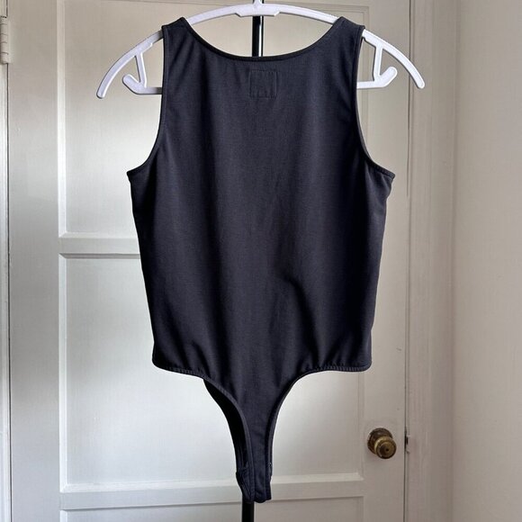 Leisure Lab Tank Bodysuit Black, Size L Made in LA - Picture 2 of 10
